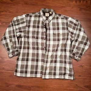 Men's RedHead 2XL Plaid Button Down Shirt